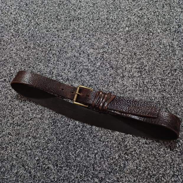 vintage leather belt ck