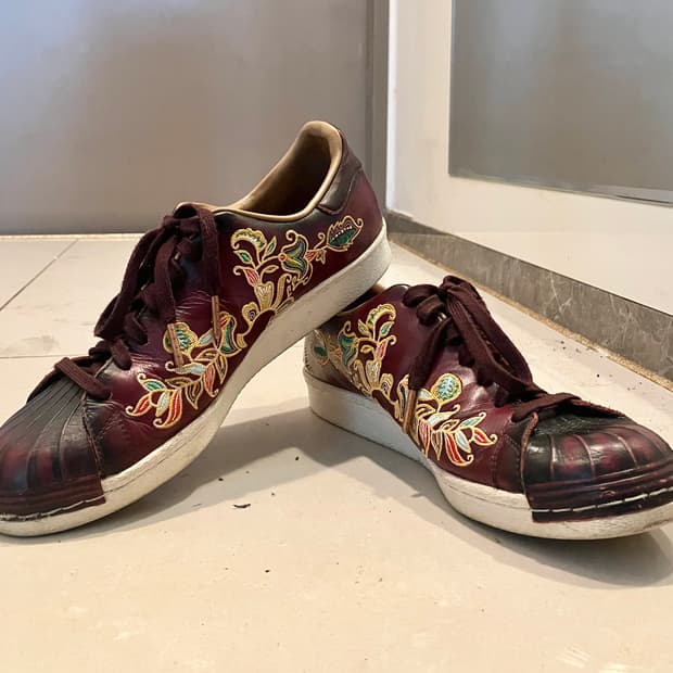 아디다스 컨소시엄x리미티드 Edt 슈퍼스타 80s 뱅크 볼트