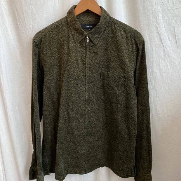 COMME CA ISM 카키 스몰플라워 집업(L)