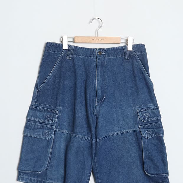 machine Denim Cargo Shorts (35)  