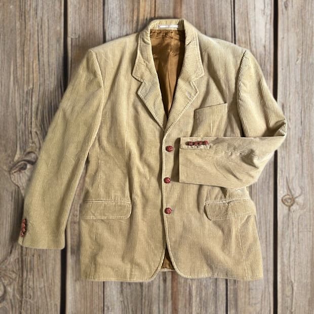 유로피안 빈티지 코듀로이 블레이저