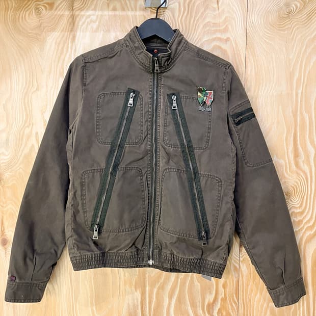 Reibous Y2K 파라슈트 집 자켓