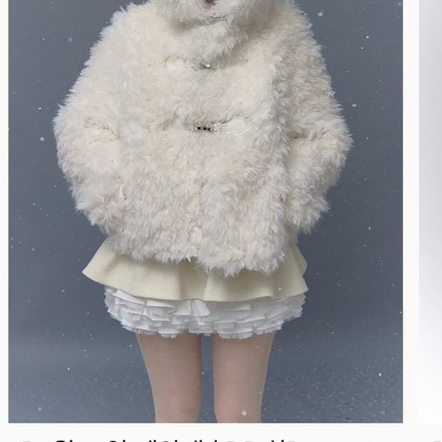 더티스 테디후드 퍼자켓 TEDDY HOOD FUR JACKET