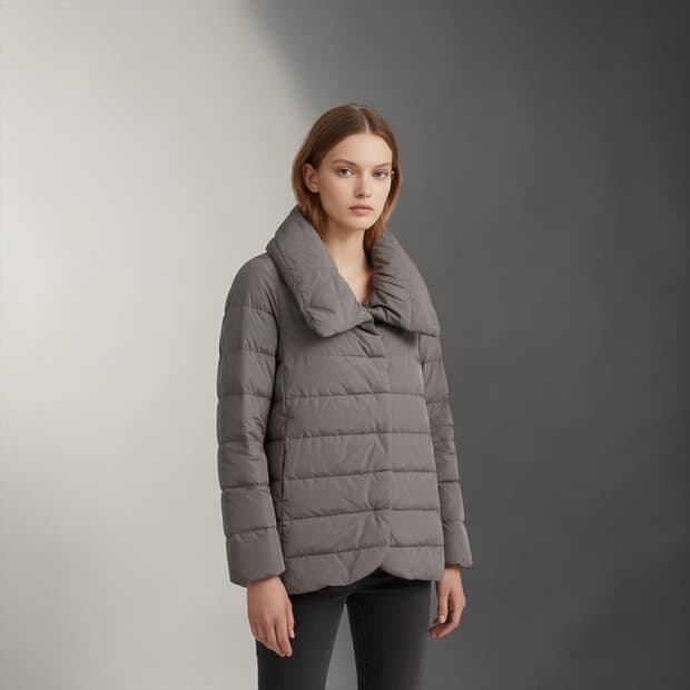 .38/ 에르노 A-쉐입 아멜리아 구스패딩 자켓