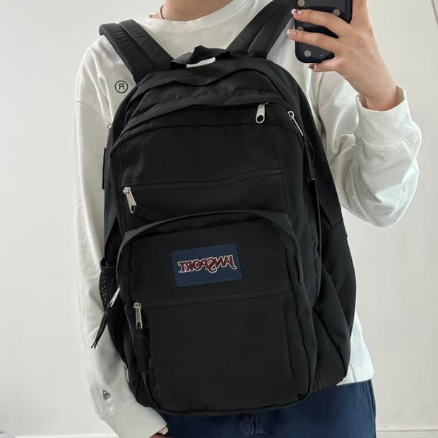 잔스포츠 블랙 스튜던드 백팩