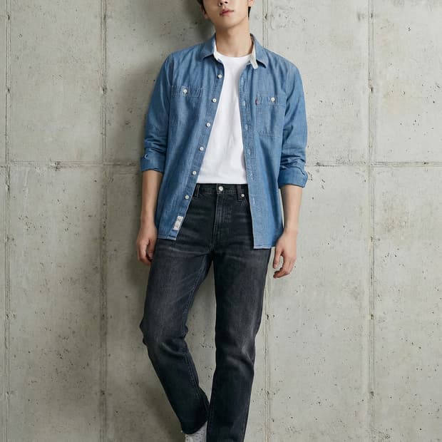 Levi's 리바이스 샴브레이 워크 셔츠