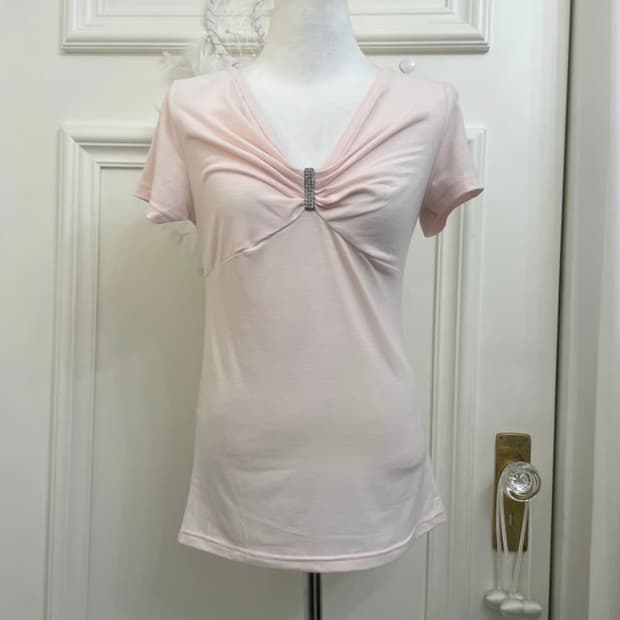 핑크 갸루 반팔탑 로걀 히메갸루 오네갸루 일브 일본 빈티지