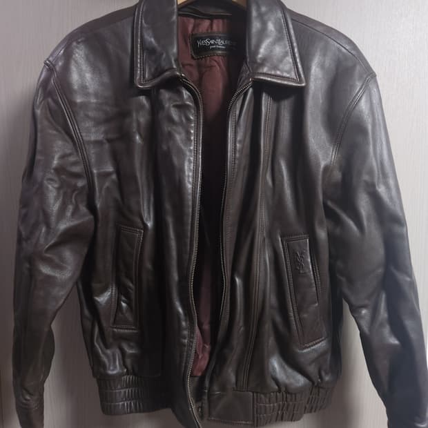 입생로랑 양가죽 자켓, M