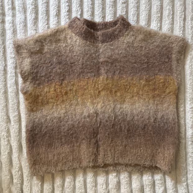 자라 믹스 울 니트 베스트