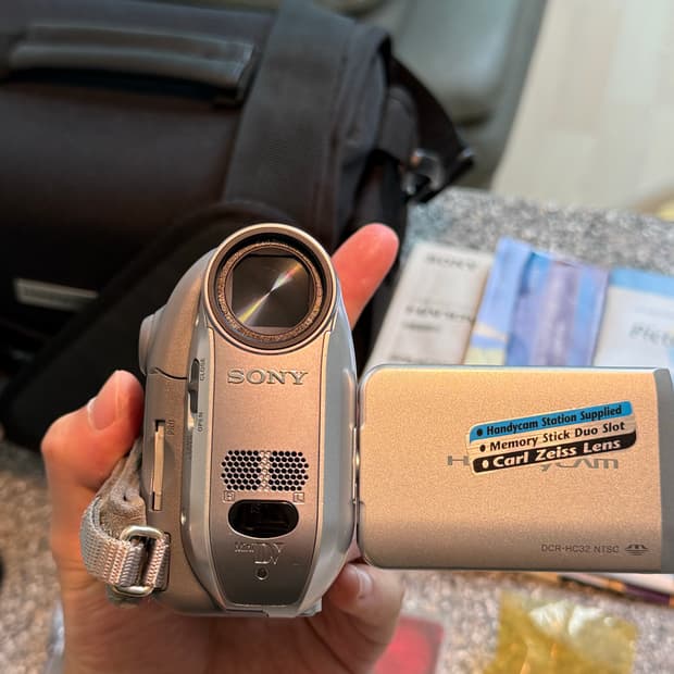 소니 sony DCR-HC32 디지털 캠코더