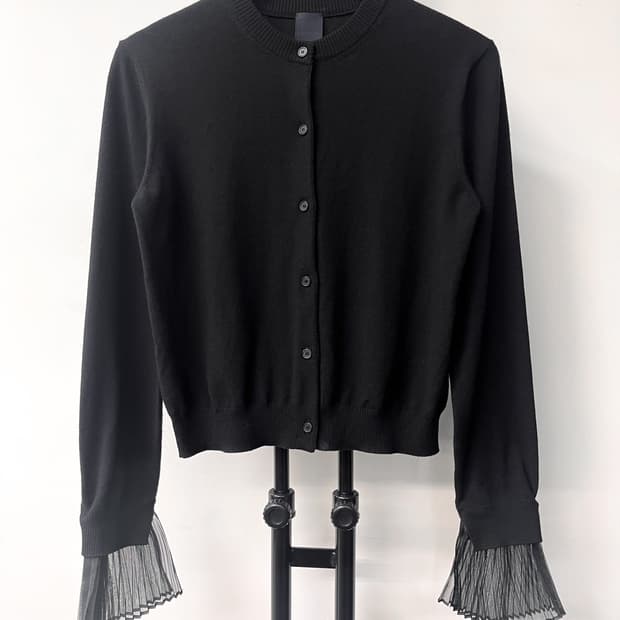 준지 24s/s 레이스 커프스 울 가디건
