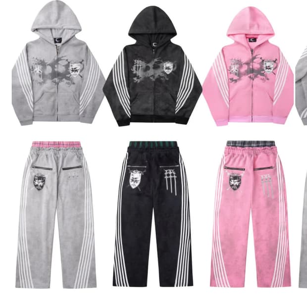 cozyworldwide 로얄나이트 클럽 셋업 그레이 M