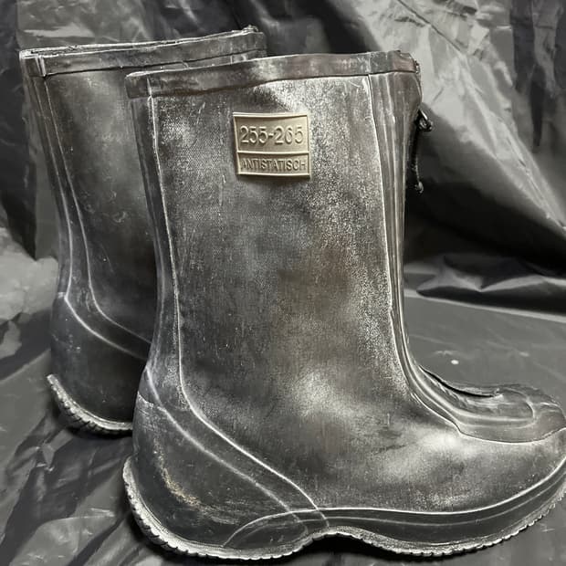 COSMOPED OG 독일군 레인부츠 오버부츠 버니 부츠 칸예웨스트 