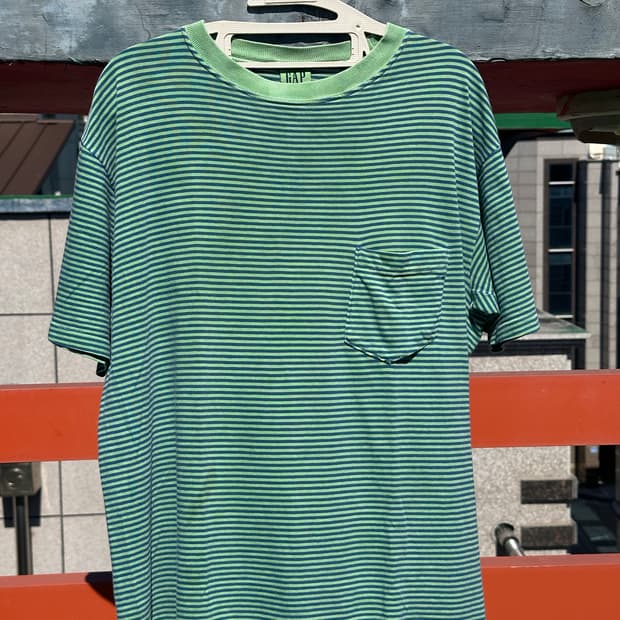 90s old gap border t shirt 올드갭 보더 티셔츠