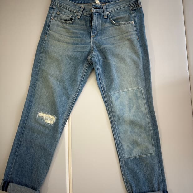 랙앤본 24사이즈 보이프렌드 진 데님 청바지
