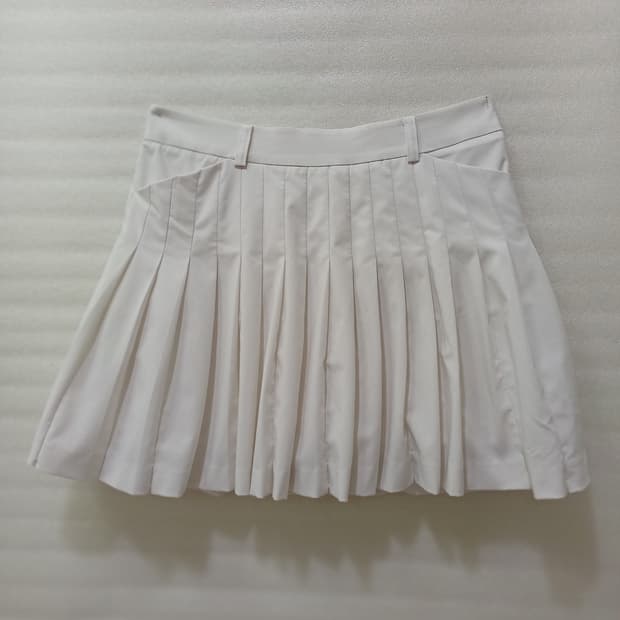 타이틀리스트 골프 여름 플리츠 주름 스커트 28 흰색 사랑봉봉