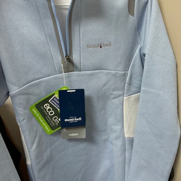 [새상품] 몽벨 기모 반집업 스카이S