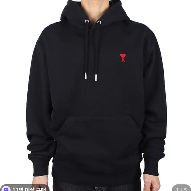 큐알인증정품)새상품)아미후드티 전사이즈