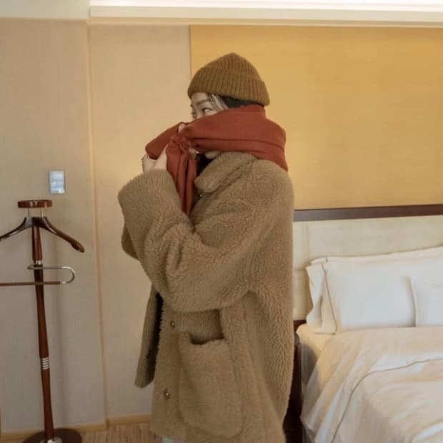 Ore camel fur 오어 카멜 퍼