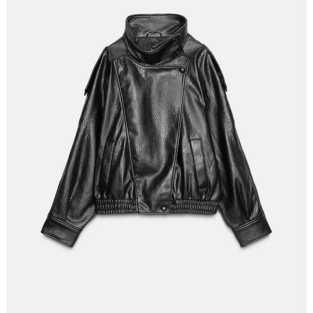 새상품) 자라 ZARA 레더 자켓 생로랑