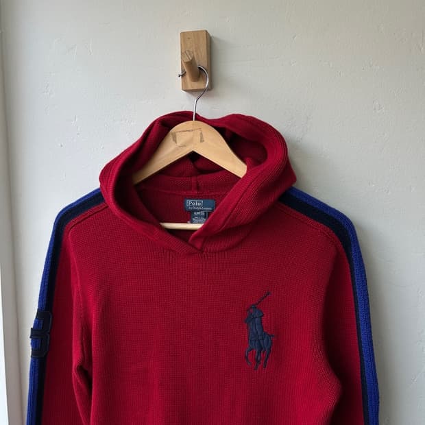 16737 - 폴로 랄프로렌 빅포니 니트 후드티