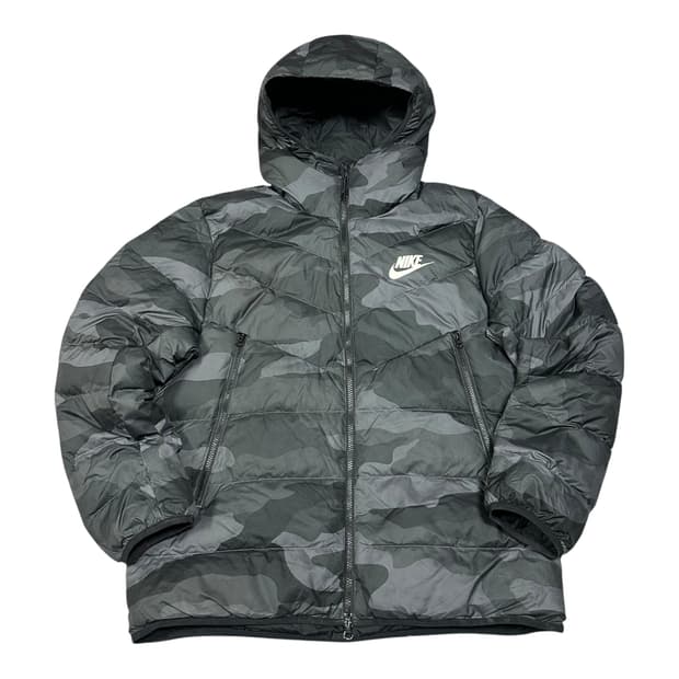 ✨ (바배) 나이키 다운필 윈드러너 카모 덕다운 패딩 