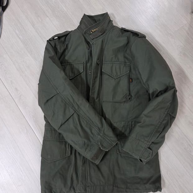 알파인더스트리 M-65 카키 야상 XS 내피포함