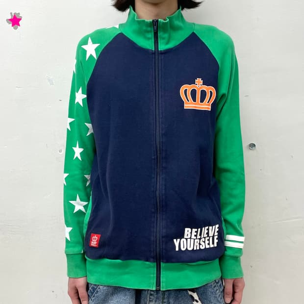 Baby Doll Retro Star Green Jacket 