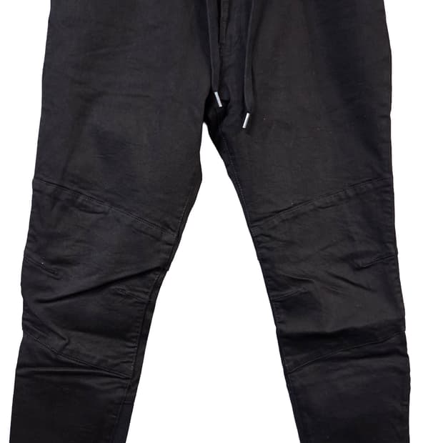 G-Star Raw 블랙 드로스트링 조거 팬츠(34)