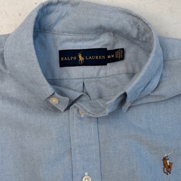 폴로 랄프로렌 체크셔츠 클래식핏 M(105정도 약간사용감있음)