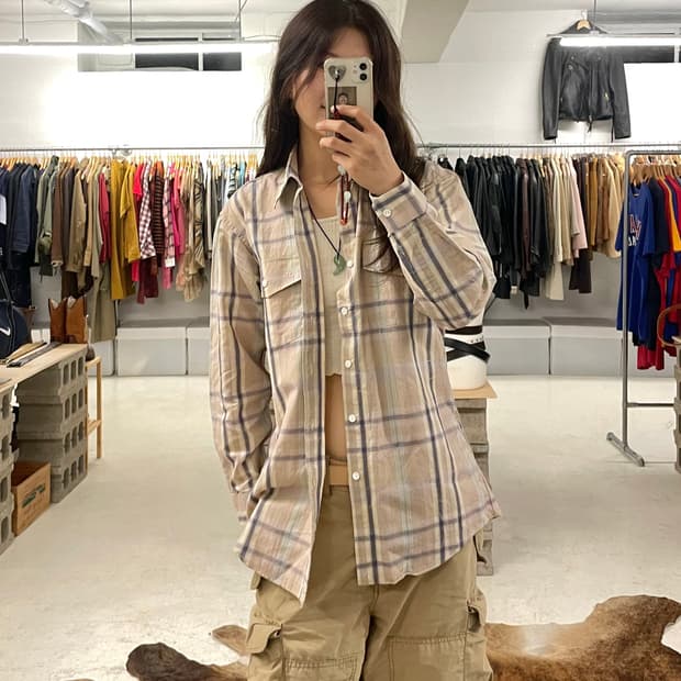 COURREGES check shirts