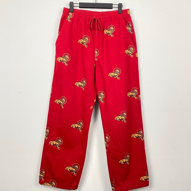 위캔더스 레드 사자로고 킹 코튼팬츠 M