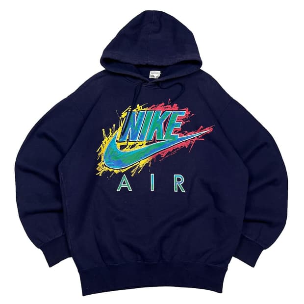 나이키90s 재팬라인 빅로고 후드티