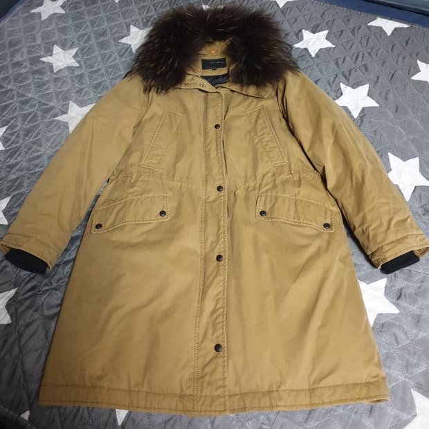 카이아크만 라쿤퍼 오리털 야상패딩 (M)