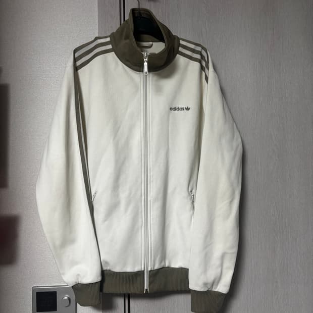 아디다스 아이보리 연카키 말차 베켄바우어 트랙탑 대장져지