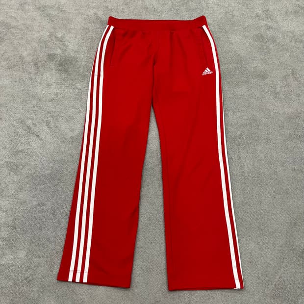 90 아디다스 레드 트랙팬츠