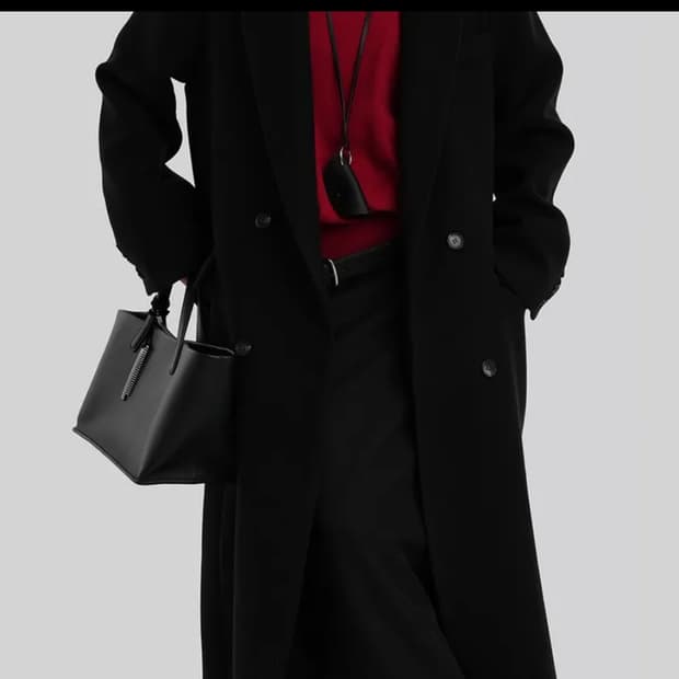 어텀 울 맥시 코트