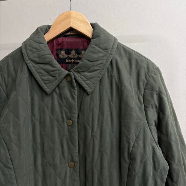 바버 퀼팅 코팅자켓