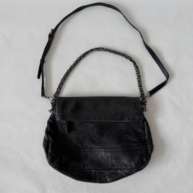 앤 클라인(Anne Klein) 레더 크로스 숄더백