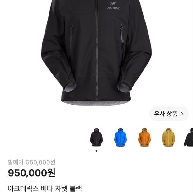 아크테릭스 베타 자켓