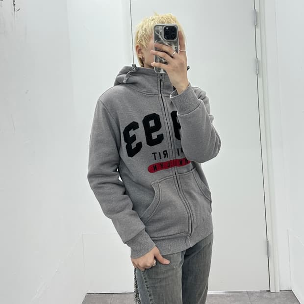 Litmus fur hood zip up