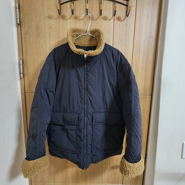 (M)여성 에잇세컨즈 부클 카라 패딩 점퍼