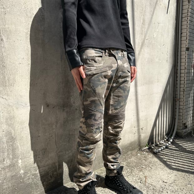 발망 14FW 카모플라쥬 바이커진