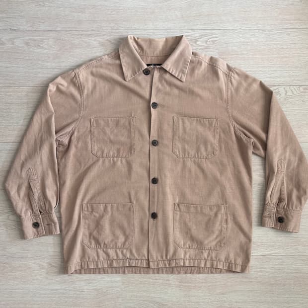 1980s 스투시 워크 셔츠 자켓