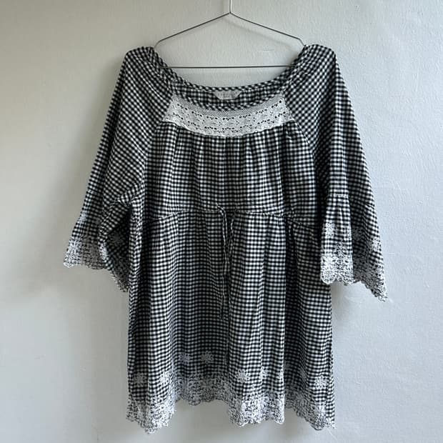 모리걸 블라우스 