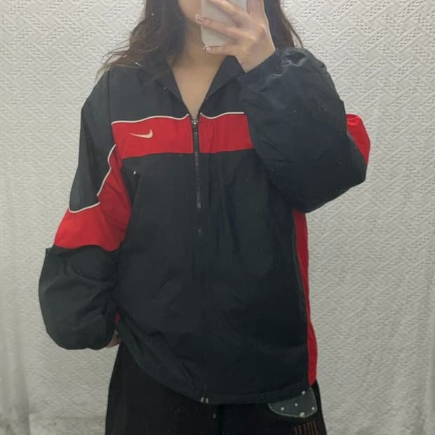 나이키 00s 올드스쿨 오버핏 누빔 후드 점퍼 105 C06215