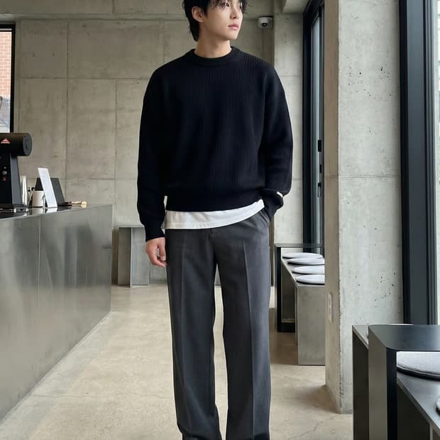 ANOTHER OFFICE 어나더오피스 오디너리 니트 풀오버