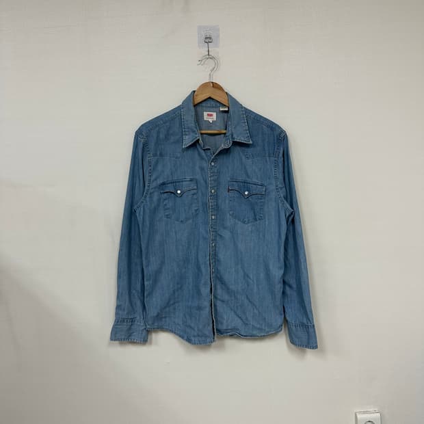 리바이스 데님 웨스턴셔츠L