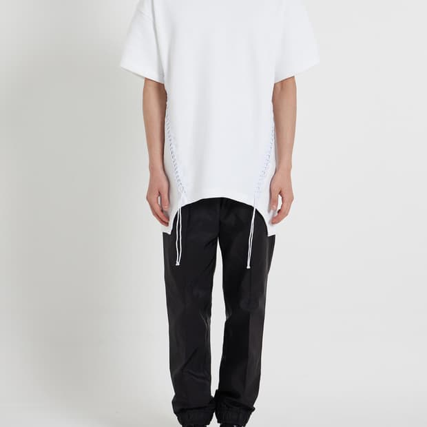 HELMUT LANG 핼무트랭 French Terry Laced 티셔츠