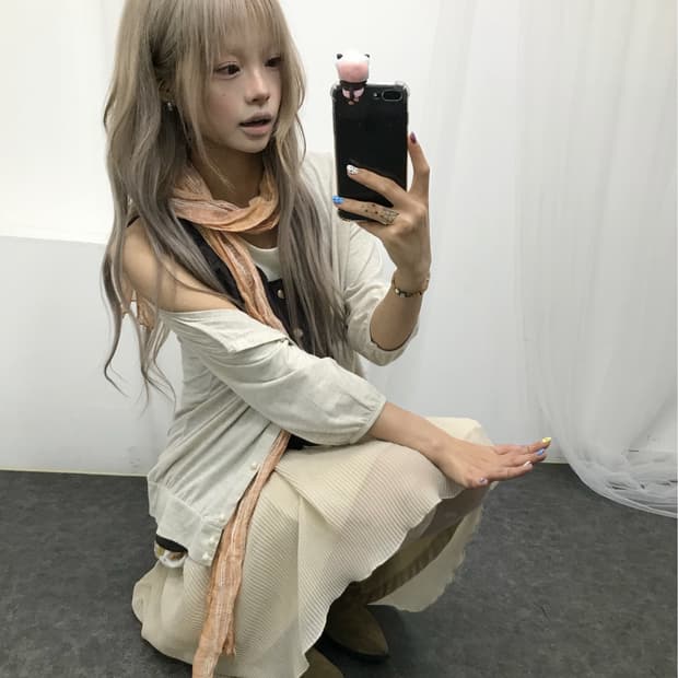 𝜗𝜚아오이유우st 밀크티 페어리 코디 set 𝜗𝜚